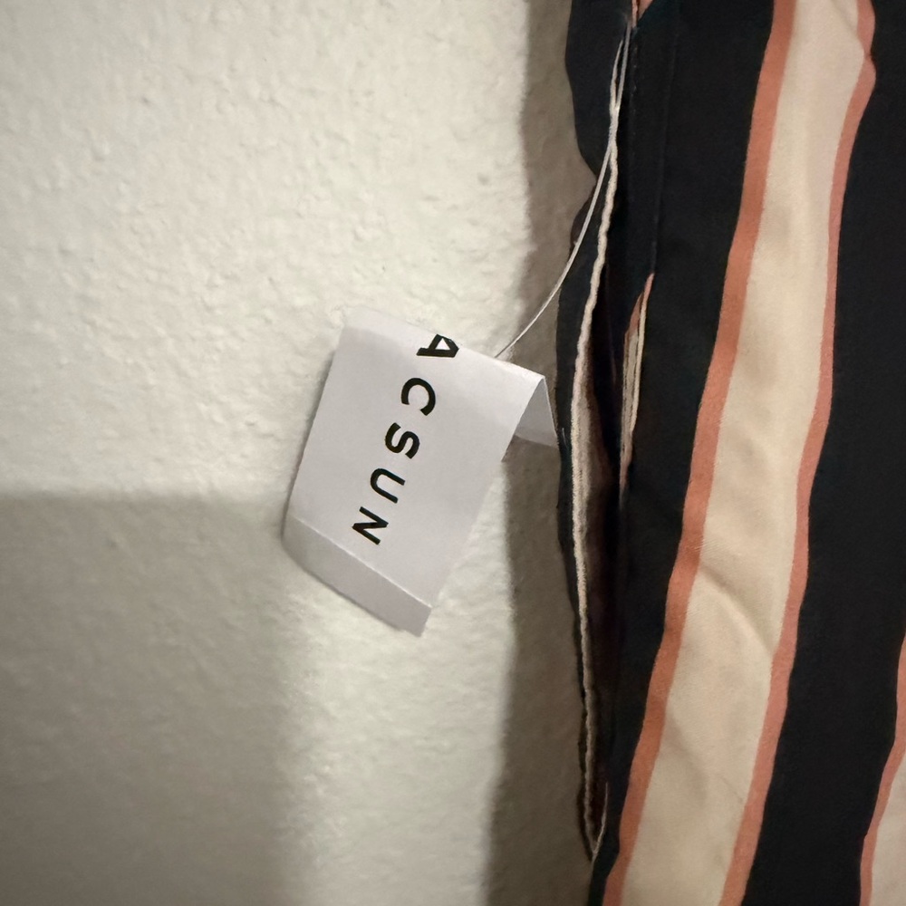 PacSun Playboy Striped Black and Tan Athletic Shorts - Picture 5 of 9